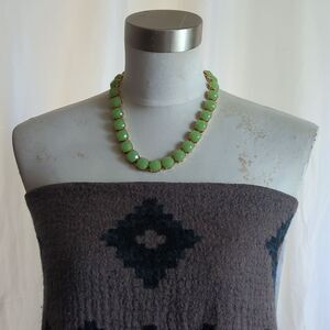 Jcrew Jade Color Elegant Green Beaded Necklace